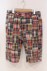 Karl Helmut / リバーシブルハーフパンツ 4（L） ワイン×チェック O-25-05-31-001-EL-PA-OW-ZT117