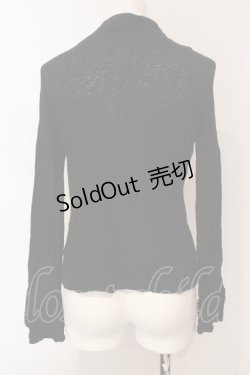 画像3: PINK HOUSE / コットンレース使いニットソー  クロ O-25-05-31-036-LO-TO-OW-ZT400
