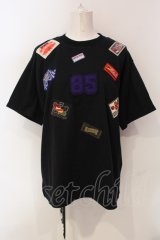 Karl Helmut / ワッペンTシャツ M クロ O-25-05-31-040-EL-TO-OW-ZI