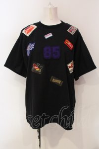 Karl Helmut / ワッペンTシャツ M クロ O-25-05-31-040-EL-TO-OW-ZI
