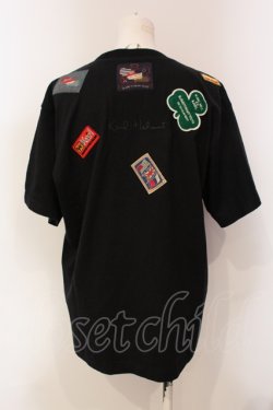画像3: Karl Helmut / ワッペンTシャツ M クロ O-25-05-31-040-EL-TO-OW-OS