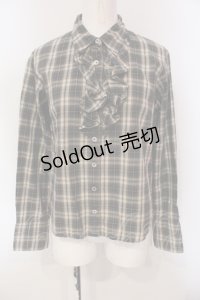 PINK HOUSE / 碇カフスボタンチェックシャツ M ブラウン O-25-05-31-044-LO-BL-OW-OS