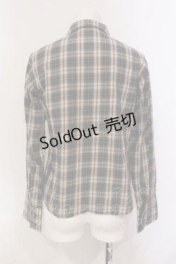 画像3: PINK HOUSE / 碇カフスボタンチェックシャツ M ブラウン O-25-05-31-044-LO-BL-OW-OS