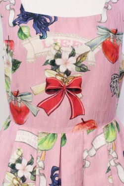 画像2: LIEF / アップルブロッサムジャンパースカート M ピンク O-25-05-31-049-LO-OP-OW-OS