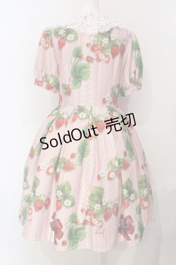 画像4: LIEF / 苺リボンワンピース M ピンク O-25-05-31-050-LO-OP-OW-OS
