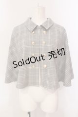 axes femme / ナポレオンケープジャケット F グレー O-25-05-31-059-AX-JA-OW-OS