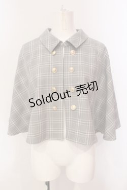 画像1: axes femme / ナポレオンケープジャケット F グレー O-25-05-31-059-AX-JA-OW-OS