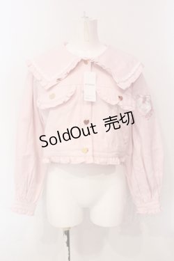 画像1: Chalmiere / ハッピードリームキティジャケット M ピンク O-25-05-31-061-LO-JA-OW-OS
