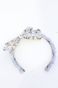 Angelic Pretty / Dreamy Jewelカチューシャ  サックス O-25-05-31-1001-AP-AC-IG-OS