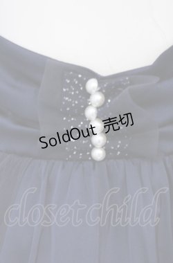 画像2: axes femme kawaii / コルセット風ティアードスカート M ネイビー O-25-05-31-1043-AX-SK-OW-OS