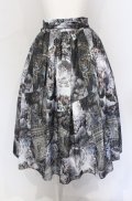 axes femme NOSTALGIE / 天使柄ジャガードロングスカート F クロ O-25-05-31-1053-AX-SK-OW-OS