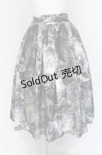 axes femme NOSTALGIE / 天使柄ジャガードロングスカート F クロ O-25-05-31-1053-AX-SK-OW-OS