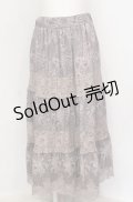 axes femme / ペイズリー×花柄ロングスカート M ピンク系 O-25-05-31-1062-AX-SK-OW-OS