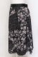 画像1: axes femme / ミュルーズ花柄スカート/ミュルーズ美術館コラボ M クロ O-25-05-31-1063-AX-SK-OW-OS (1)