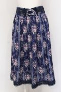 axes femme / バックティアードスカート M ネイビー O-25-05-31-1065-AX-SK-OW-OS