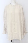 axes femme POETIQUE / シャツチュニック M ベージュ O-25-05-31-1069-AX-TO-OW-OS