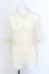 画像1: axes femme POETIQUE / チャイナボタンシアーシャツ M キナリ O-25-05-31-1070-AX-BL-OW-OS (1)