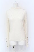 axes femme / プチローズレーストップス F クリーム O-25-05-31-1007-AX-TO-OW-OS