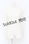 axes femme / プチローズレーストップス F クリーム O-25-05-31-1007-AX-TO-OW-OS