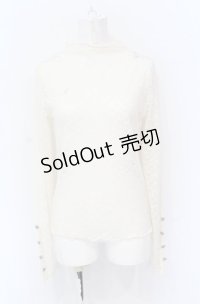 axes femme / プチローズレーストップス F クリーム O-25-05-31-1007-AX-TO-OW-OS