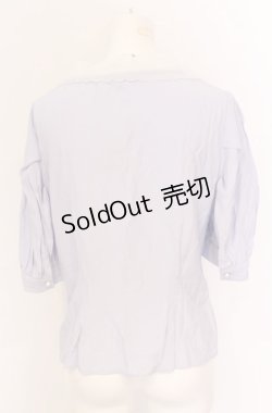 画像3: axes femme POETIQUE / ブーケ刺繍シアーブラウス M ラベンダー O-25-05-31-1071-AX-BL-OW-OS