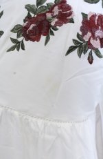 画像3: 【SALE】axes femme NOSTALGIE / ジョーゼット刺繍ブラウス M キナリ O-25-05-31-1075-AX-BL-OW-ZT506 (3)