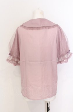 画像2: axes femme kawaii / ロマンティックフリルブラウス M ピンク O-25-05-31-1078-AX-BL-OW-OS
