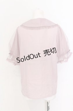 画像2: axes femme kawaii / ロマンティックフリルブラウス M ピンク O-25-05-31-1078-AX-BL-OW-OS
