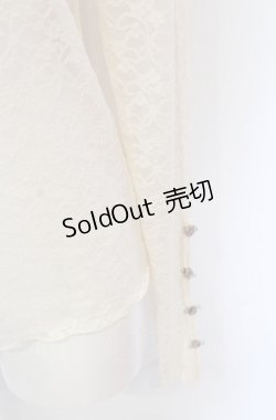 画像3: axes femme / プチローズレーストップス F クリーム O-25-05-31-1007-AX-TO-OW-OS