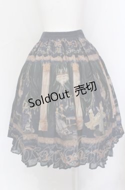 画像2: axes femme NOSTALGIE / 絵画柄スカート M コン O-25-05-31-1085-AX-SK-OW-OS