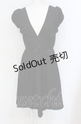 axes femme POETIQUE / フラワージャカードワンピース M クロ O-25-05-31-1096-AX-OP-OW-OS