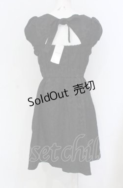 画像2: axes femme POETIQUE / フラワージャカードワンピース M クロ O-25-05-31-1096-AX-OP-OW-OS