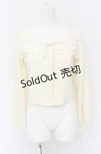 axes femme POETIQUE / レースデザインカットプルオーバー M イエロー O-25-05-31-1009-AX-TO-OW-OS