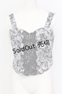 axes femme / フルールPTジップ付ビスチェ F クロ O-25-05-31-1100-AX-TO-OW-OS