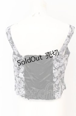 画像2: axes femme / フルールPTジップ付ビスチェ F クロ O-25-05-31-1100-AX-TO-OW-OS