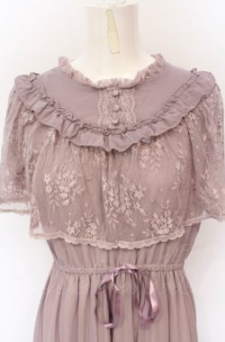 画像2: axes femme / ヴィンテージ風サマードレス F ピンク O-25-05-31-1102-AX-OP-OW-OS
