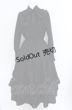 画像1: axes femme / 20th/クラシカルワンピース F クロ O-25-05-31-1108-AX-BL-OW-OS