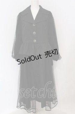 画像1: axes femme POETIQUE / ３ｗａｙトレンチコート M クロ O-25-05-31-1111-AX-CO-OW-OS