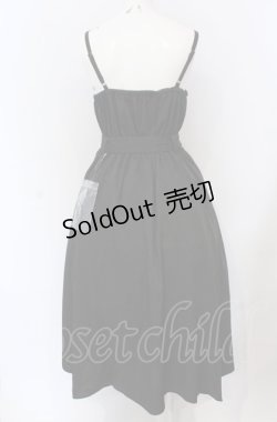 画像3: axes femme / ドロストデザインキャミワンピース F クロ O-25-05-31-1112-AX-OP-OW-OS