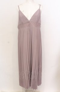 axes femme / プリーツキャミワンピース M ピンク O-25-05-31-1113-AX-TO-OW-OS