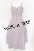 axes femme POETIQUE / フロントジップイレヘムワンピース M ラベンダー O-25-05-31-1114-AX-OP-OW-OS
