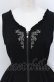 画像2: axes femme / レース切替刺繍ジャンスカ M クロ O-25-05-31-1116-AX-OP-OW-OS (2)