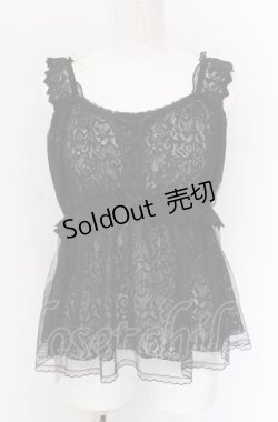 画像1: axes femme / チュール重ね２ＷＡＹビスチェ  クロ O-25-05-31-1117-AX-TO-OW-OS