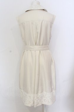 画像3: axes femme / レース使トレンチ風ロングジレ M キナリ O-25-05-31-1118-AX-TO-OW-OS