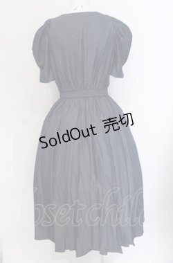 画像2: axes femme POETIQUE / パワショル半袖ワンピース M インディゴ O-25-05-31-1019-AX-SK-OW-OS