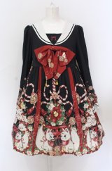 Royal Princess Alice / 絢爛白狐 お狐様セーラーワンピース  クロ O-25-05-31-1012-LO-OP-IG-OS