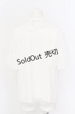 画像3: axes femme kawaii / ビジューリボンブローチ付ブラウス M シロ O-25-05-31-1124-AX-BL-OW-OS