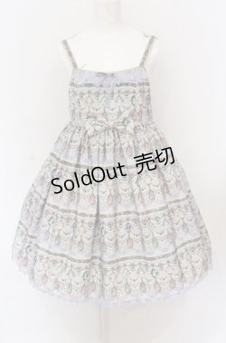 画像1: Angelic Pretty / Dreamy Jewelハイウエストジャンパースカート  ラベンダー O-25-05-31-1013-AP-OP-IG-OS