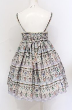 画像3: Angelic Pretty / Dreamy Jewelハイウエストジャンパースカート  ラベンダー O-25-05-31-1013-AP-OP-IG-OS