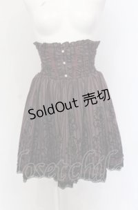 axes femme / レジメンタルハイウエストスカート M ワイン O-25-05-31-1021-AX-SK-IG-OS
